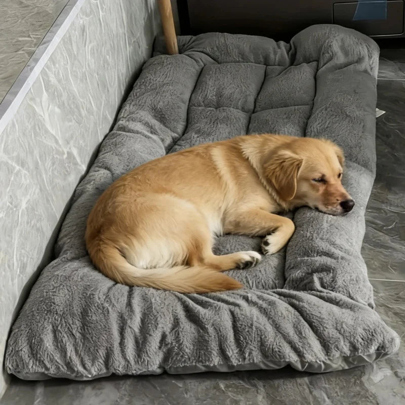 Canapé-lit en peluche Extra Large pour chien — Tapis épais Super Doux