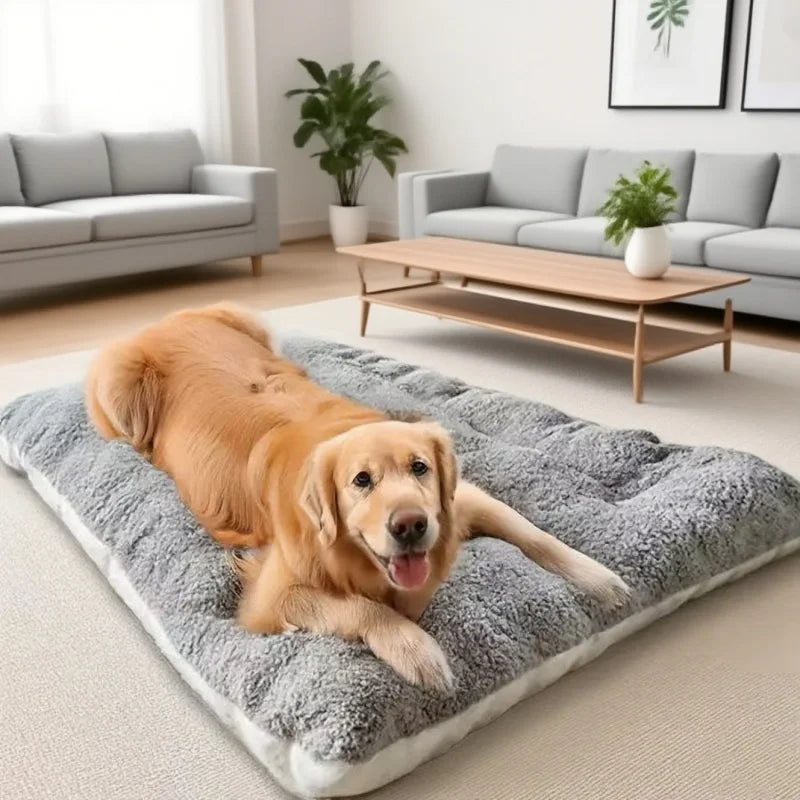 Canapé-lit en peluche Extra Large pour chien — Tapis épais Super Doux