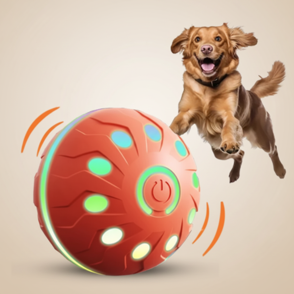 Balle électrique interactive pour chien — Rechargeable USB