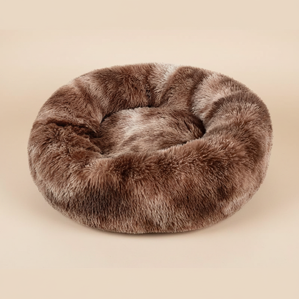 Lit rond pour chien – Ultra doux, 40 à 90 cm