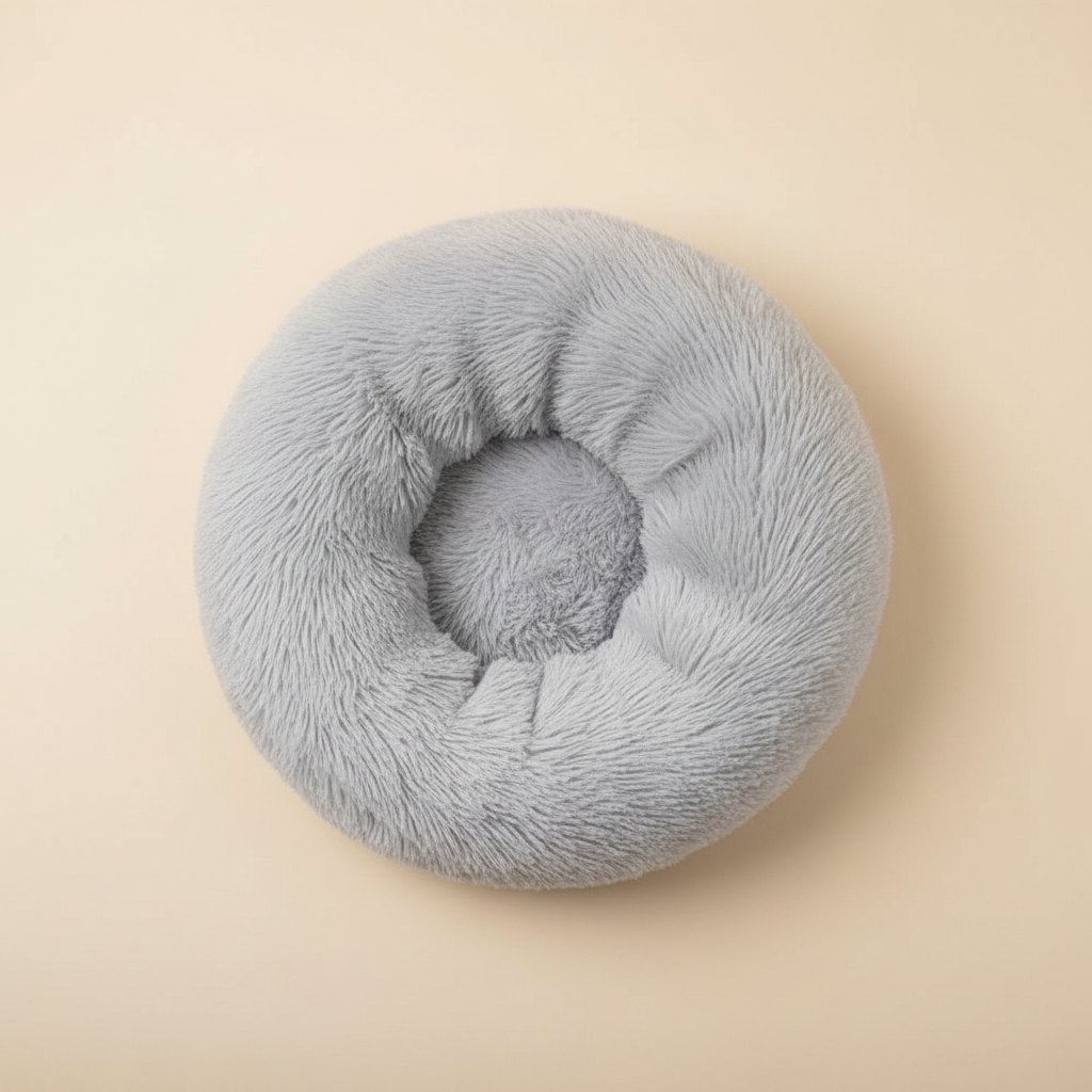 Lit rond pour chien – Ultra doux, 40 à 90 cm
