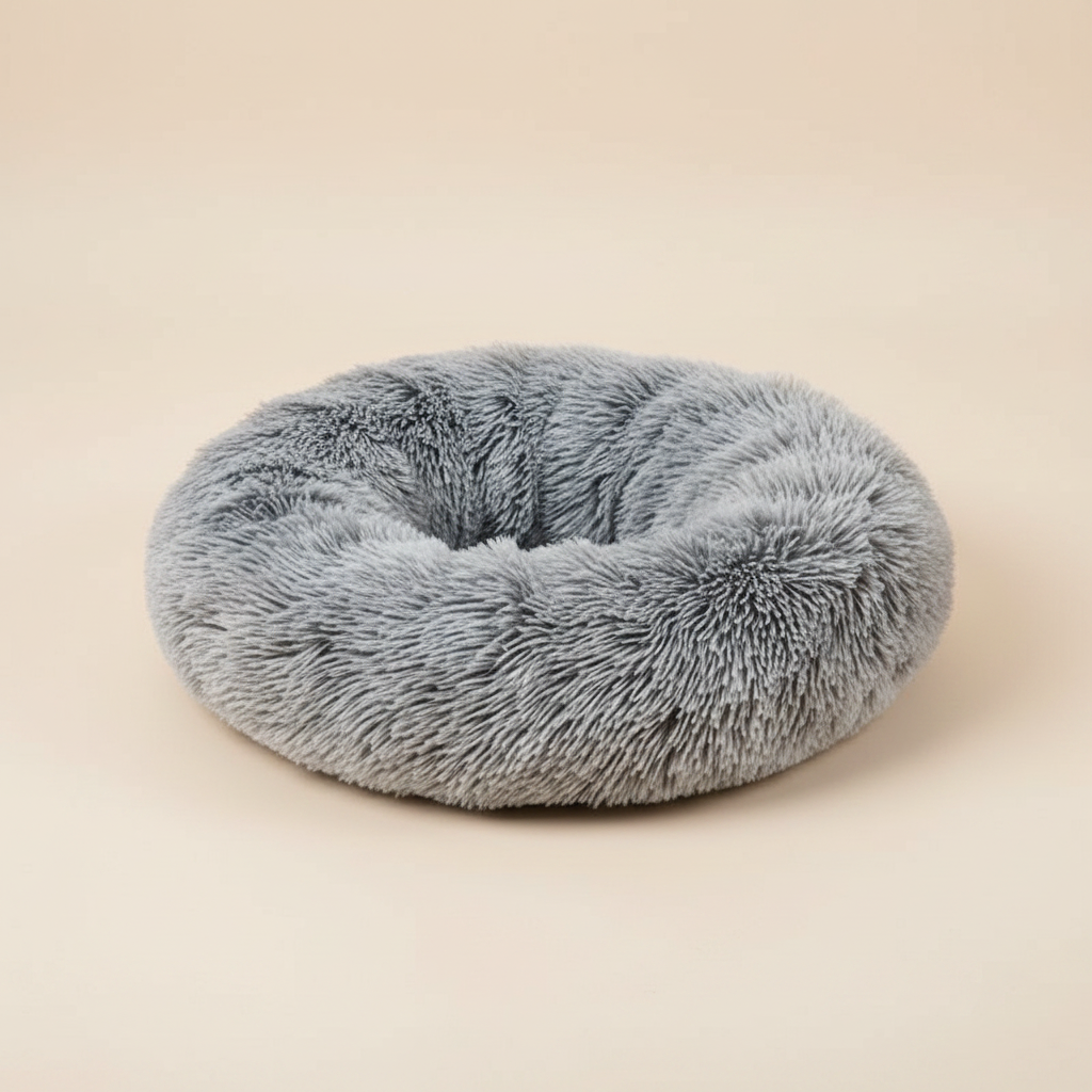 Lit rond pour chien – Ultra doux, 40 à 90 cm