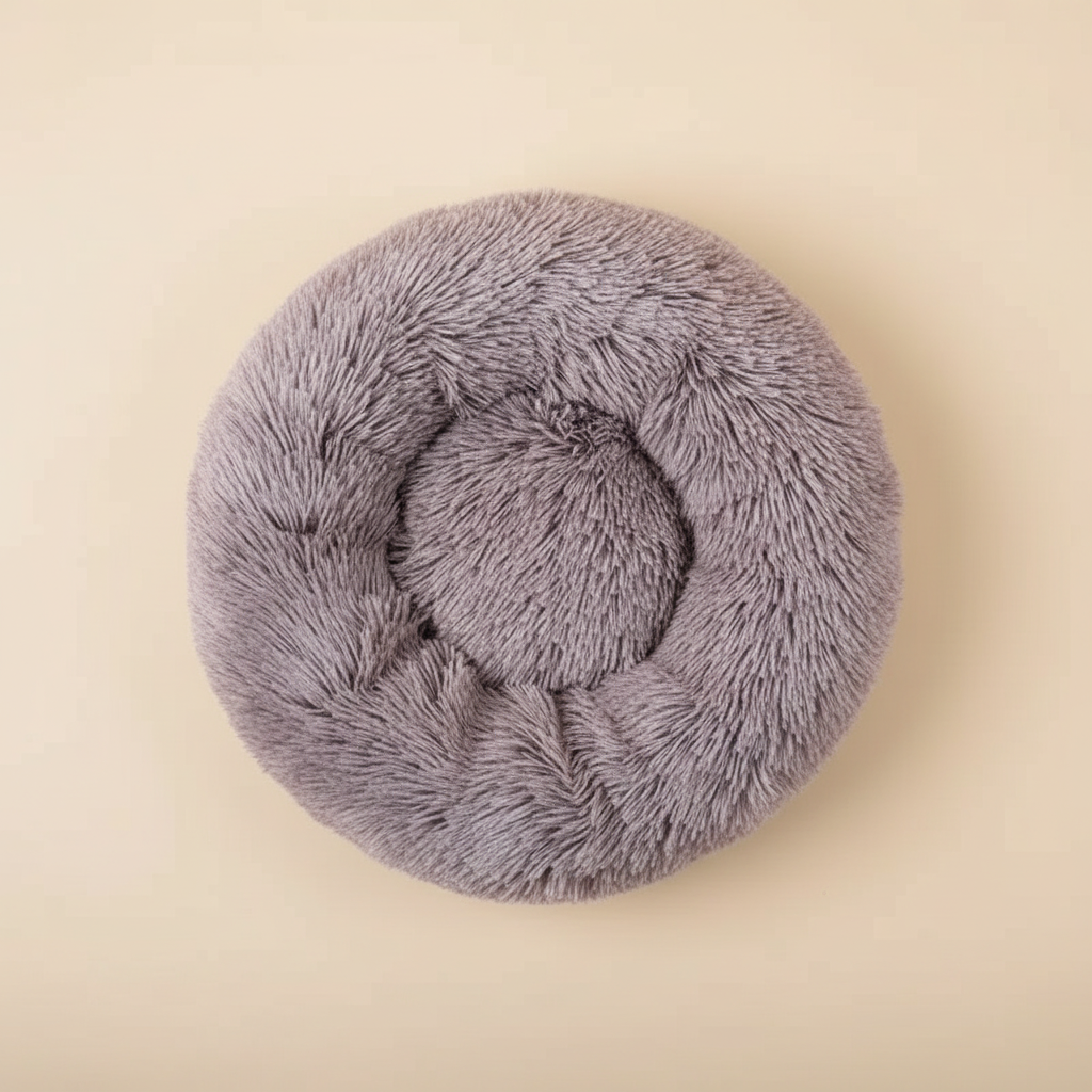 Lit rond pour chien – Ultra doux, 40 à 90 cm