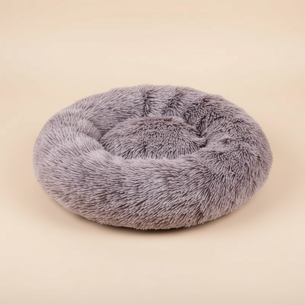 Lit rond pour chien – Ultra doux, 40 à 90 cm