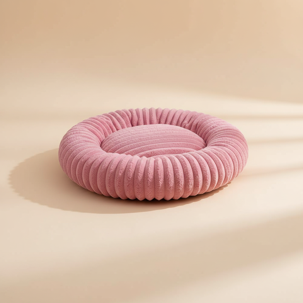 Lit rond pour chien – Ultra doux, 40 à 90 cm