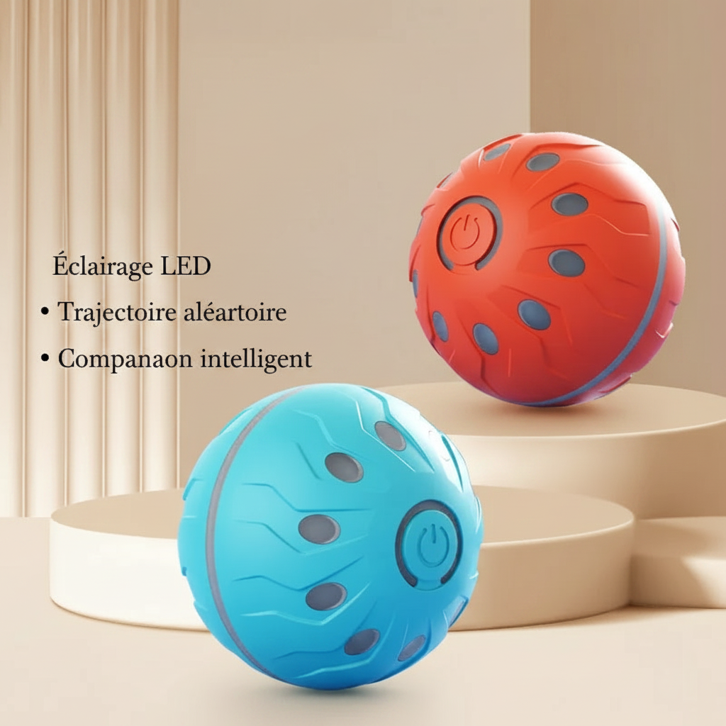 Balle électrique interactive pour chien — Rechargeable USB