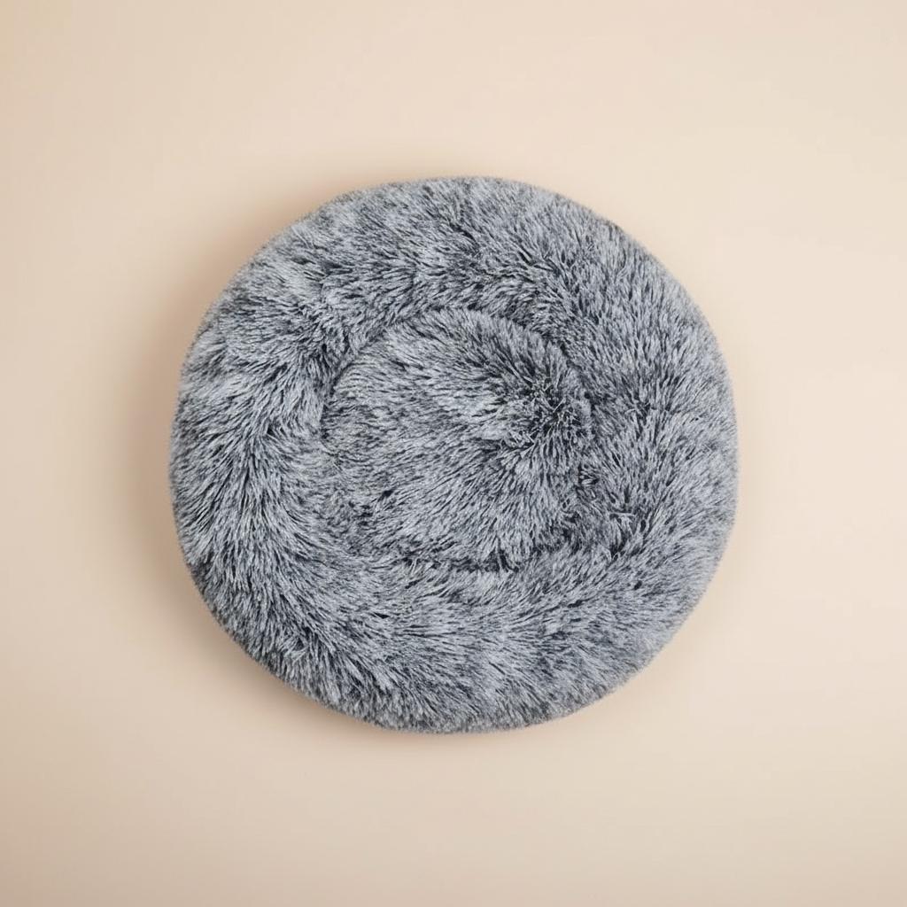 Lit rond pour chien – Ultra doux, 40 à 90 cm
